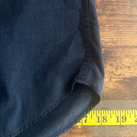 J Crew Mens Button Down Shirt XS Navy Blue 2 Ply 100 Cotton Academia Preppy EUC - Picture 6 of 10